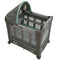 Graco Travel Lite Baby Crib & Portable Playard, Manor Width: 22.8" Length: 32"