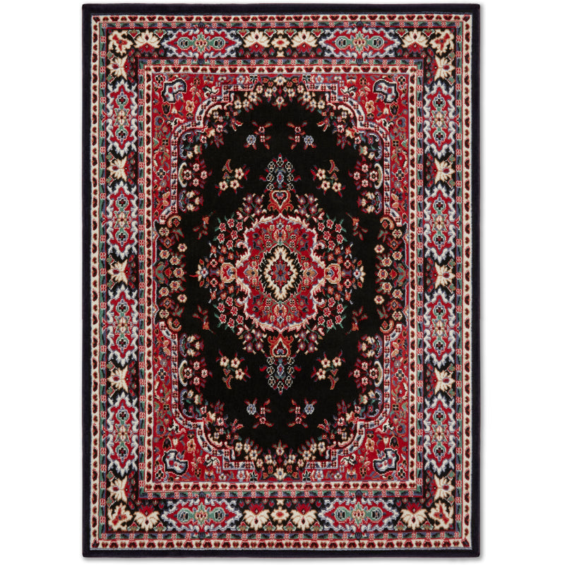 3'7" x 5'2" Home Dynamix Premium Sakarya Area Rug Black/Red/Green/Ivory