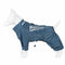 Dog Helios 'Hurricanine' Small Waterproof Full Body Dog Coat Jacket W/ Heat Reflection, Blue