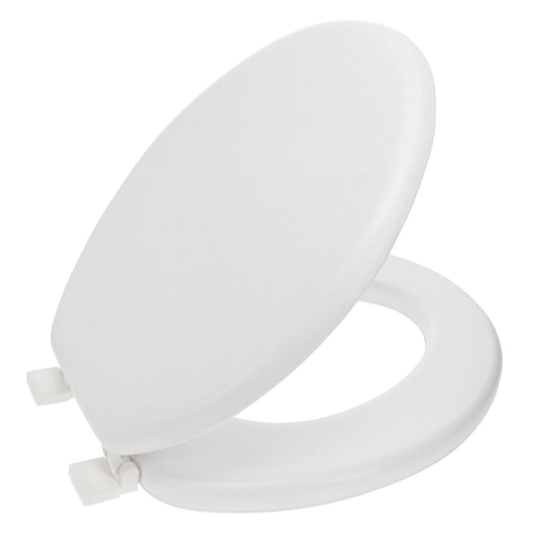 Ginsey Elongated Soft Toilet Seat, White