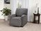 COVER ONLY - Kathy Ireland Daybreak Slipcover Large Recliner, Charcoal