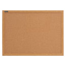 Quartet Cork Bulletin Board, 36" x 24", Oak Finish Frame