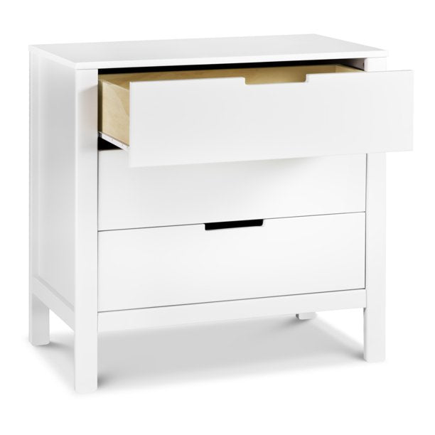 Carter's by DaVinci Colby 3-Drawer Dresser in White 34.75 x 19.00 x 34.00 Inches