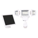 Westinghouse 2000 Lumen Triple Head Solar Security Light, Wireless Motion Activated Kit (White Finish)