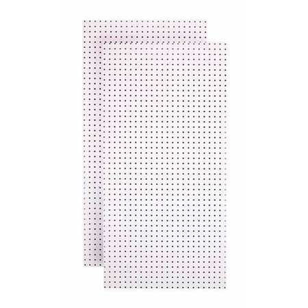 TRITON PRODUCTS TPB-2W Pegboards,White,48 in. H,24 in. W,PK2 G3719381 (3959546478659)