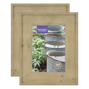 Better Homes & Gardens 5" x 7" Rustic Wood Picture Frame, Pack of 2
