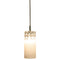 Décor Therapy Glass and Crystal Pendant Light, Opal