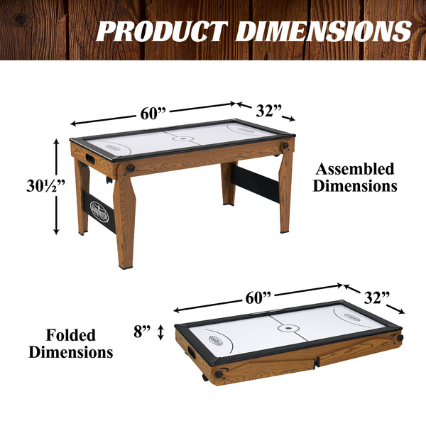 Barrington Tremont 5' Indoor Folding Air Powered Hockey Game Table