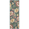 Mainstays Ovesized Floral Indoor Hallway Runner Rug, Teal, 2'x6'