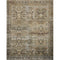 5'-0" x 7'-6" Loloi II Layla Printed Oriental Distressed Olive / Charcoal Area Rug