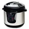 USED Elite Platinum 8 Qt Pressure Cooker, Black/Stainless Steel