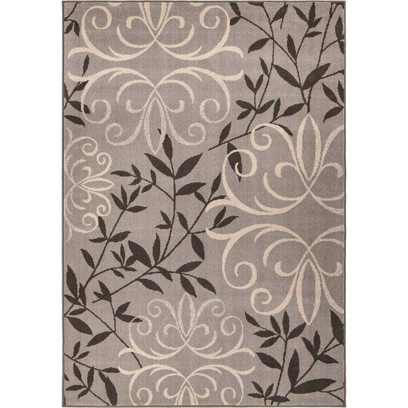 8 x 11 Taupe Better Homes and Gardens Iron Fleur Area Rug