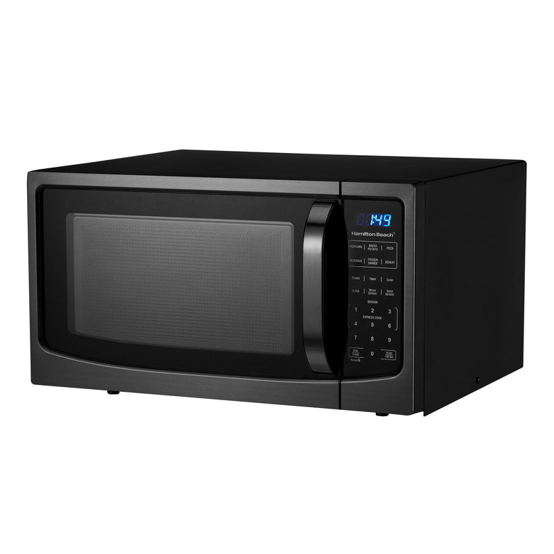 Hamilton Beach 1.6 Cu ft Sensor Cook Countertop Microwave Oven in Stainless  Steel, New