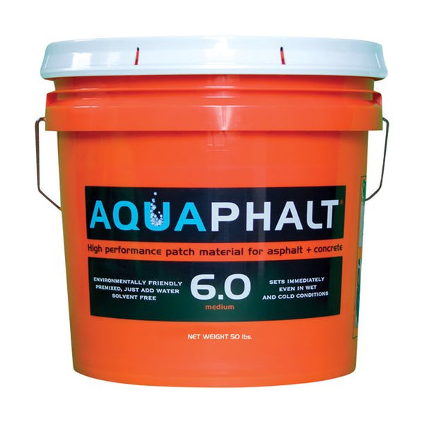 Aquaphalt 6.0 Permanent Asphalt Repair for potholes, driveways, and roads - Bucket