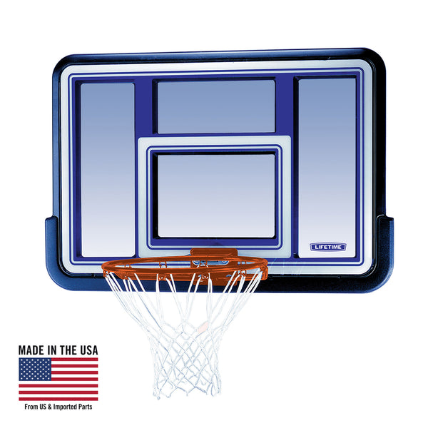 Lifetime 44" Backboard and Rim Basketball Combo, 73650 (3939457531971)