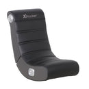 X Rocker Floor Rocker Swivel Gaming Chair, Black
