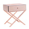 Belham Living Reflection Campaign Table ROSE GOLD