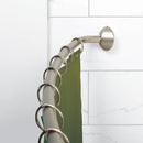 Zenna Home E35603 Single Curved Shower Rod