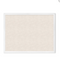 U Brands Linen Bulletin Board, 40" x 30", White Decor Frame, 2917U